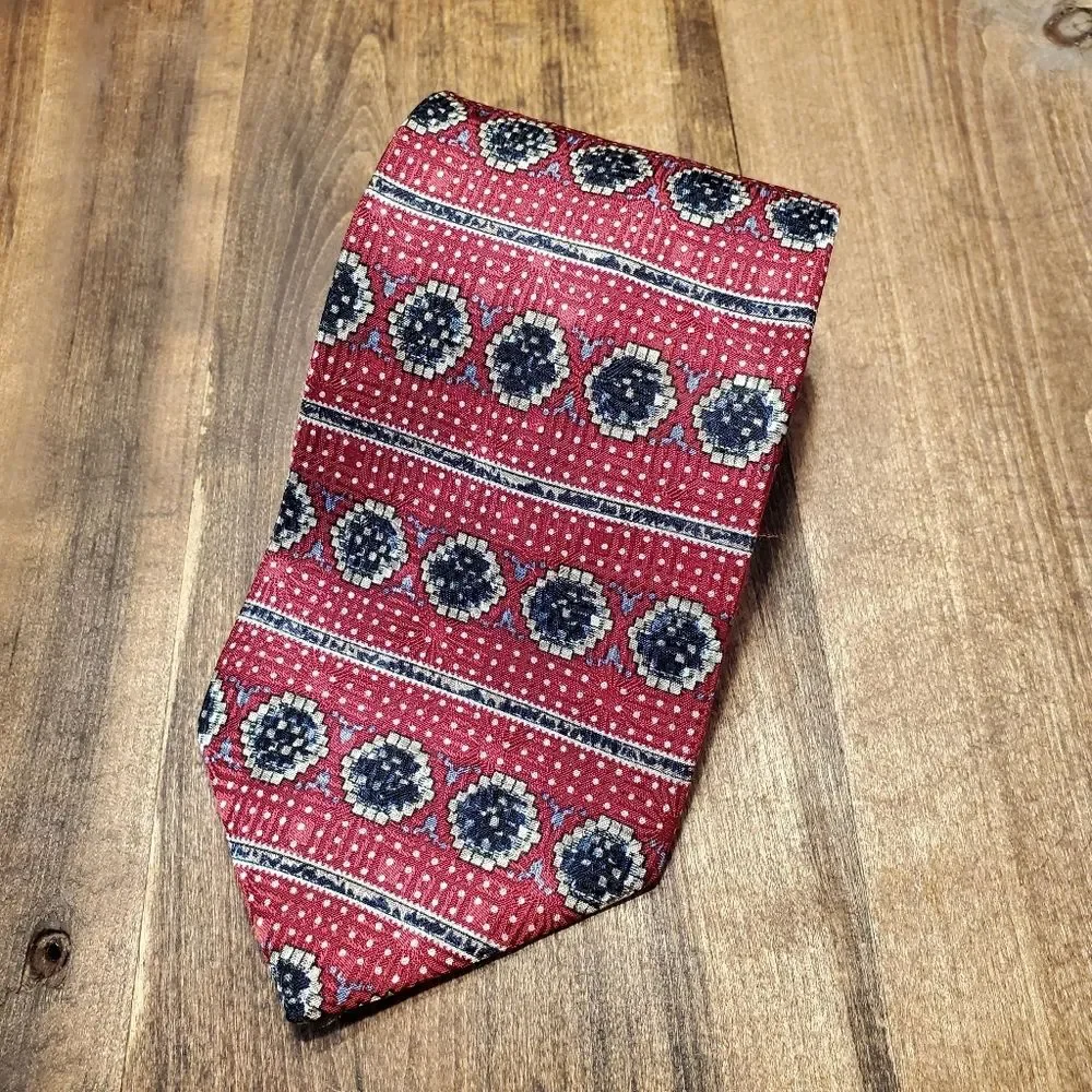Mark Alexander All Silk Geometric Tie